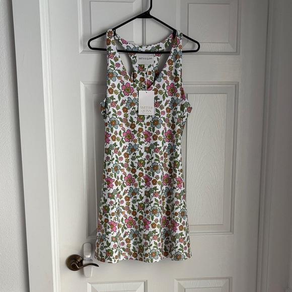 Smith & Quinn Dresses & Skirts - Smith and Quinn Floral Mini Dress - Pink and Green